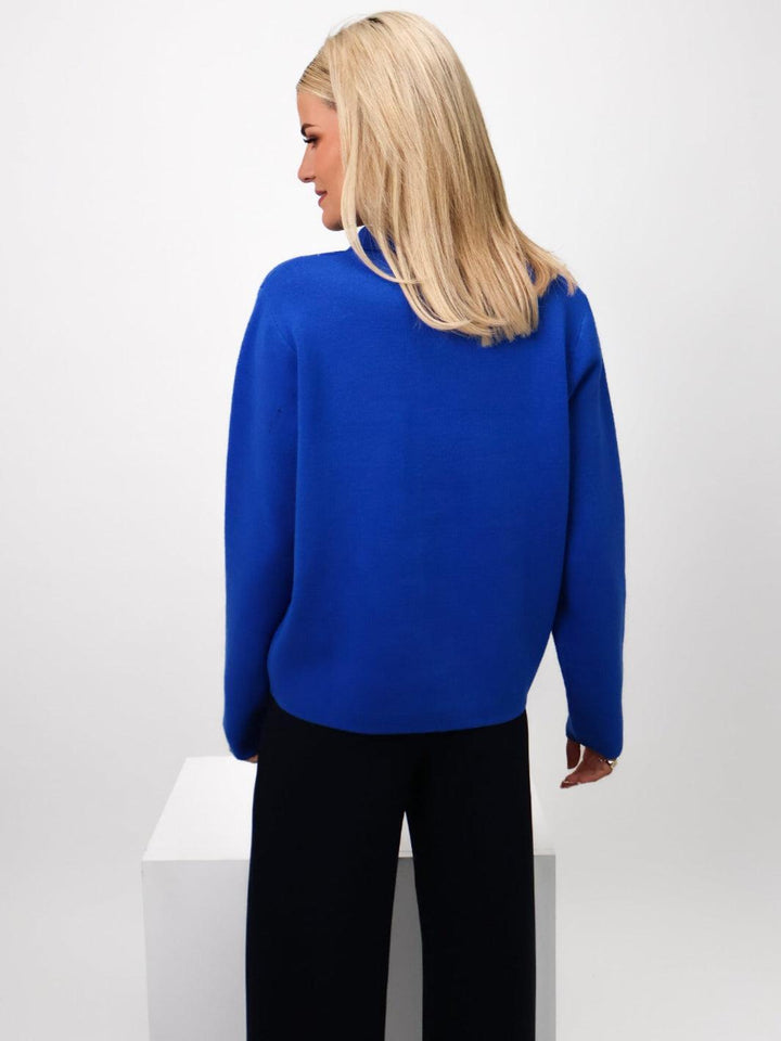 Kate & Pippa Dani Cardigan In Royal Blue-Nicola Ross