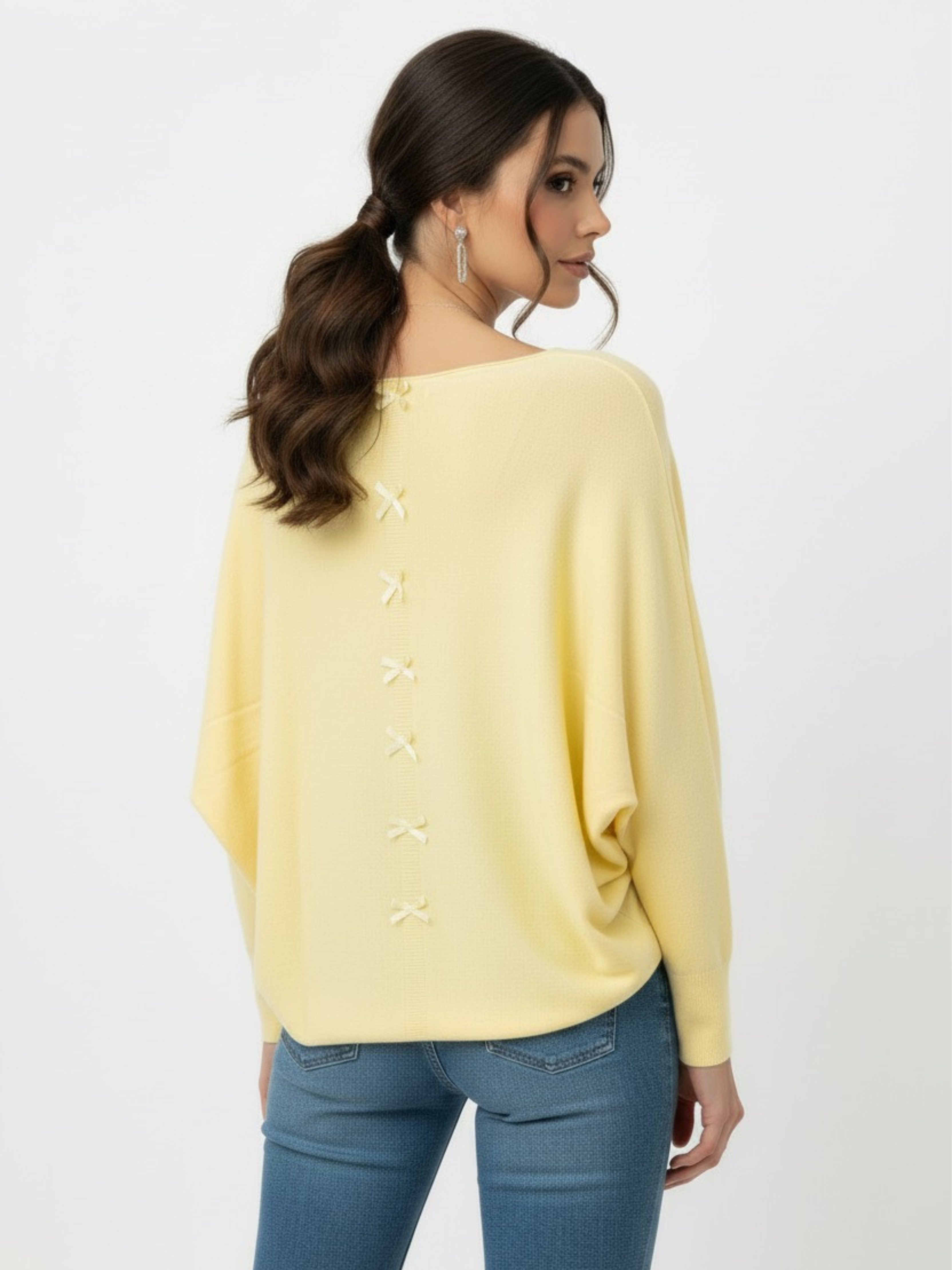 Kate & Pippa Farfalla Knit in Lemon-Nicola Ross