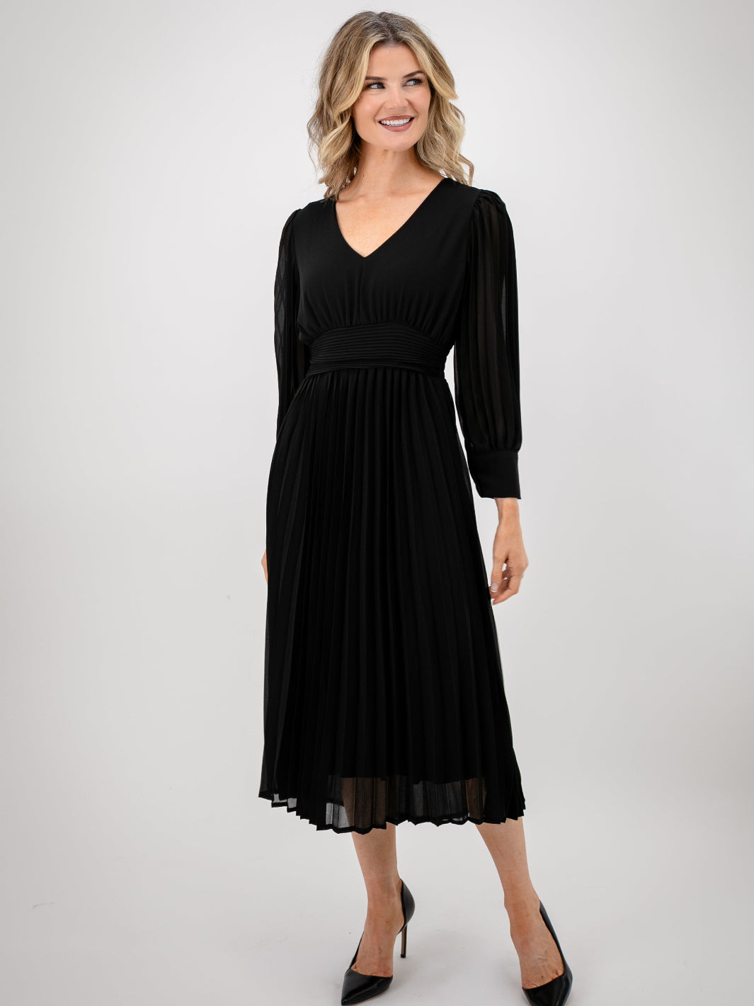 Kate & Pippa Hannah Dress In Black-Nicola Ross
