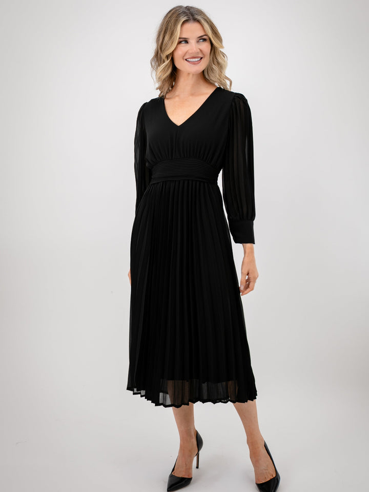 Kate & Pippa Hannah Dress In Black-Nicola Ross