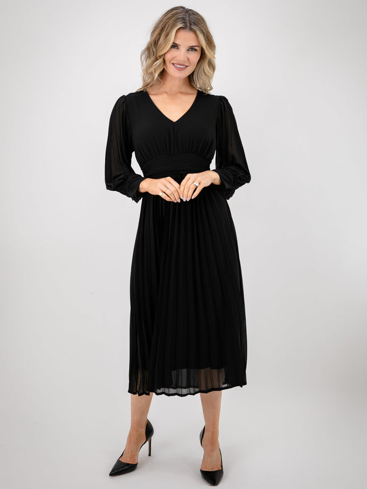 Kate & Pippa Hannah Dress In Black-Nicola Ross