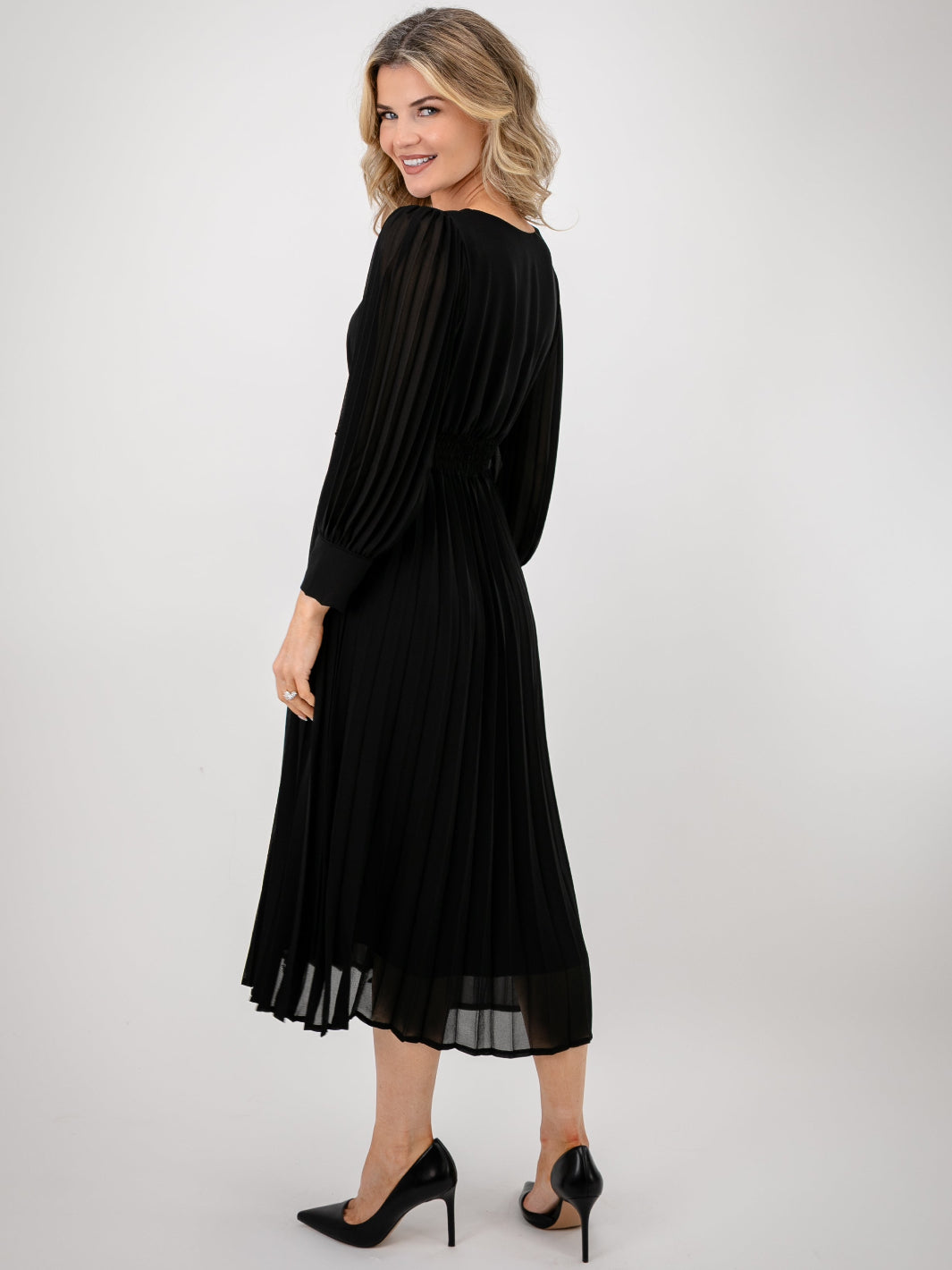 Kate & Pippa Hannah Dress In Black-Nicola Ross