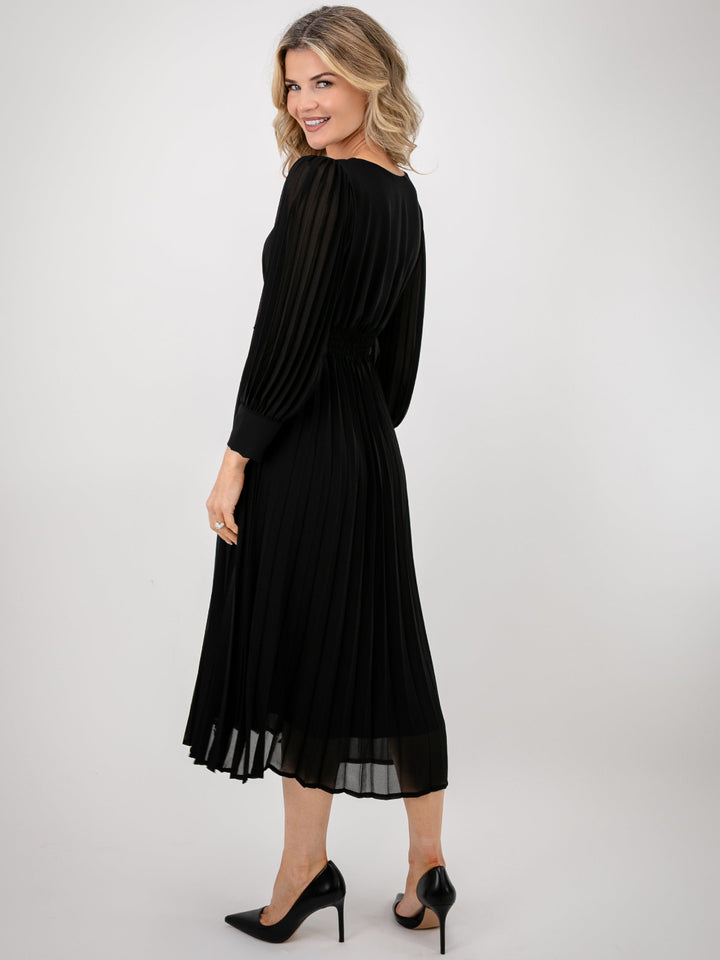 Kate & Pippa Hannah Dress In Black-Nicola Ross
