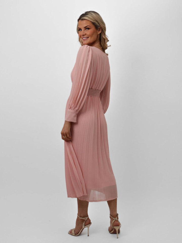 Kate & Pippa Hannah Dress In Pale Pink-Nicola Ross