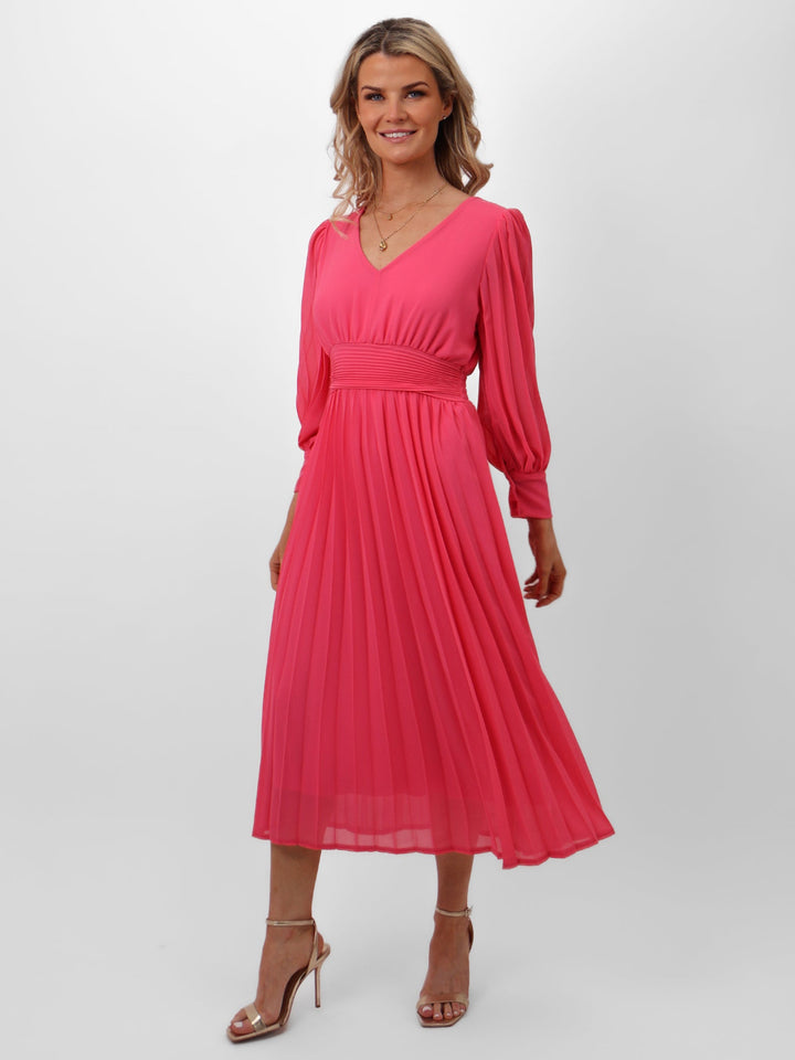Kate & Pippa Hannah Dress In Pink-Nicola Ross