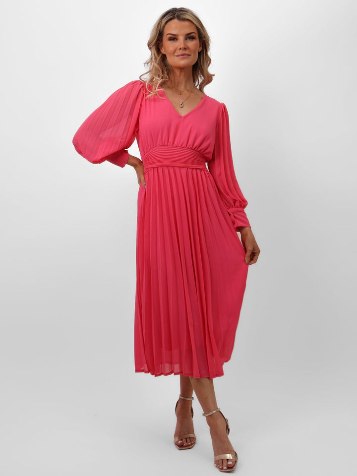 Kate & Pippa Hannah Dress In Pink-Nicola Ross