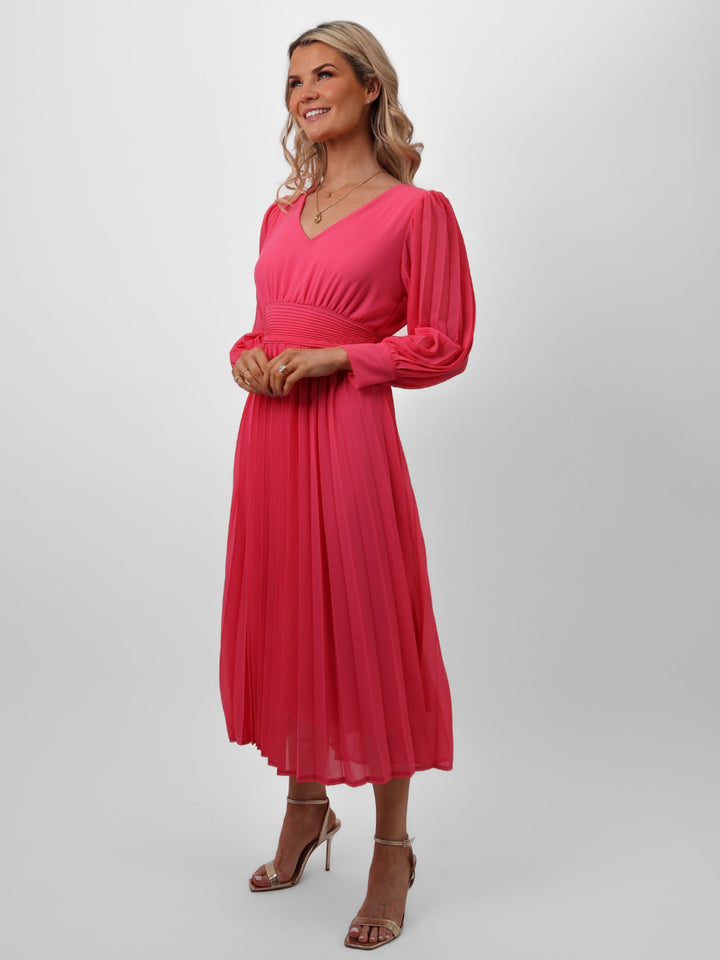 Kate & Pippa Hannah Dress In Pink-Nicola Ross