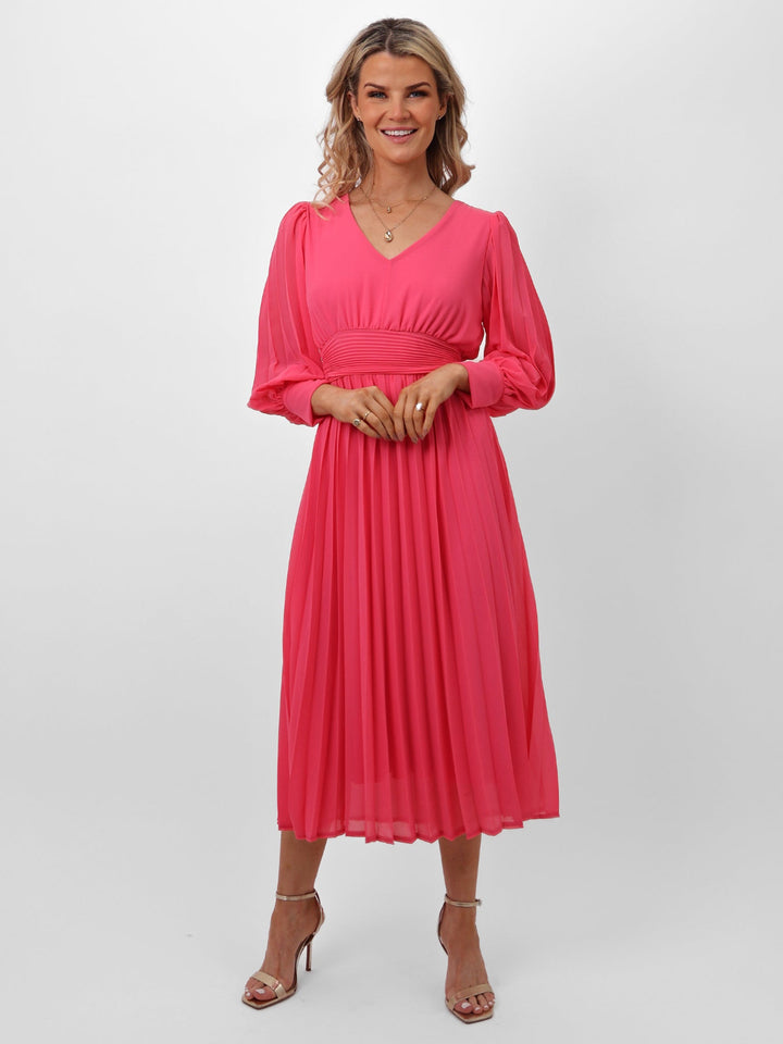 Kate & Pippa Hannah Dress In Pink-Nicola Ross