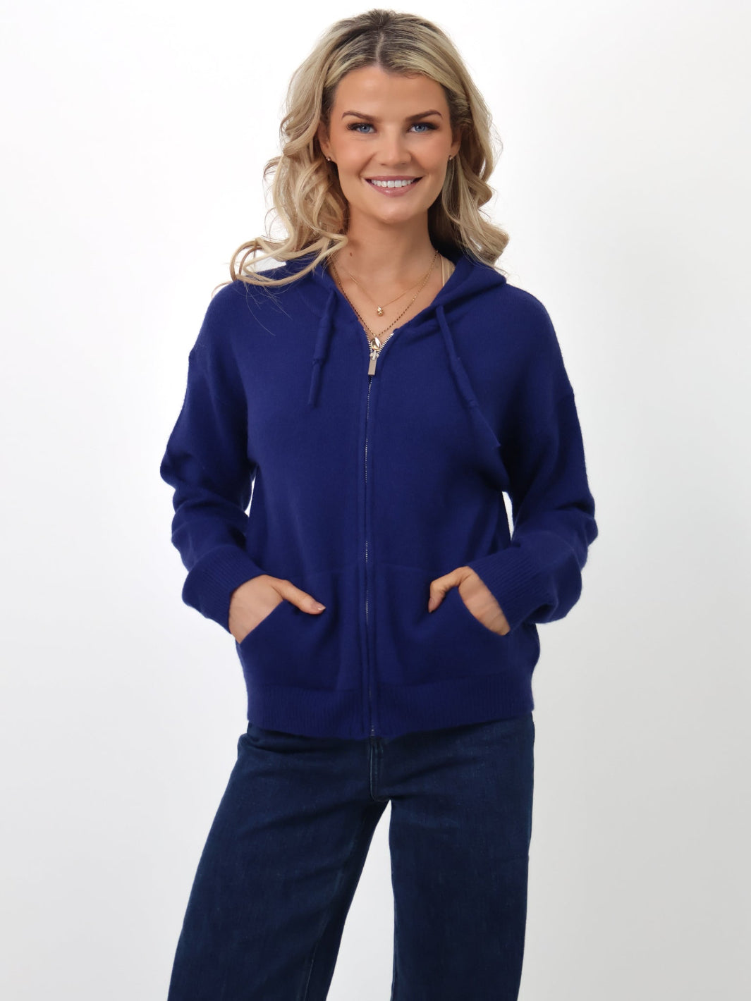 Kate & Pippa Hope Jumper In Navy-Nicola Ross