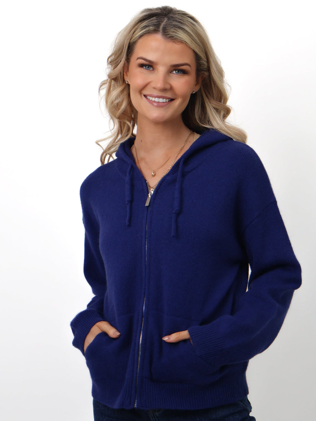 Kate & Pippa Hope Jumper In Navy-Nicola Ross