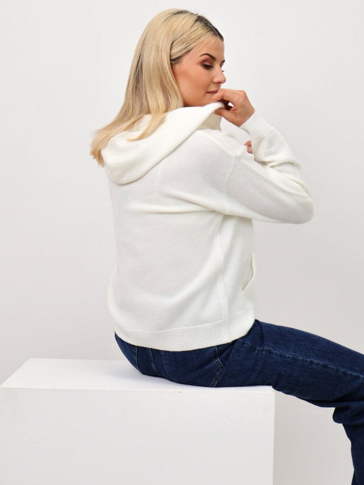 Kate & Pippa Hope Jumper In White-Nicola Ross