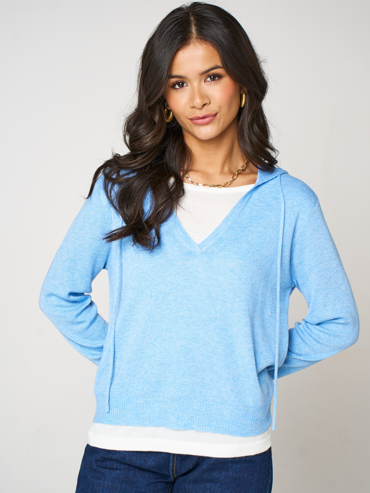 Kate & Pippa Juno Jumper In Blue-Nicola Ross