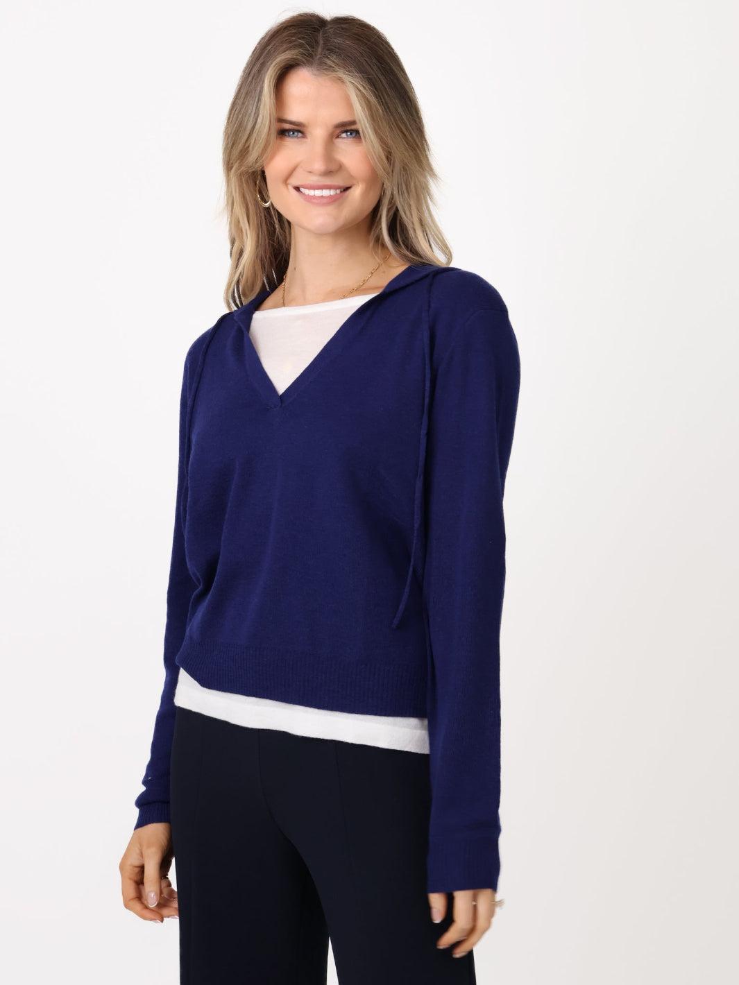 Kate & Pippa Juno Jumper In Navy-Nicola Ross