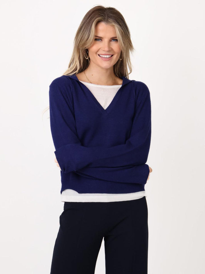 Kate & Pippa Juno Jumper In Navy-Nicola Ross