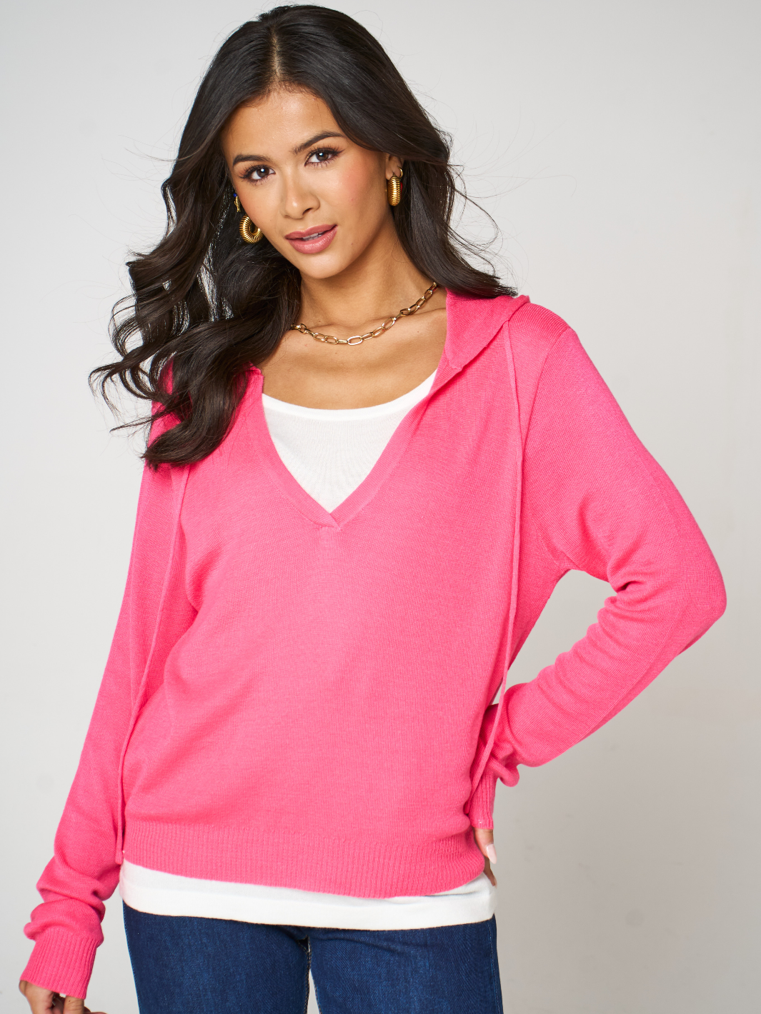 Kate & Pippa Juno Jumper In Pink-Nicola Ross