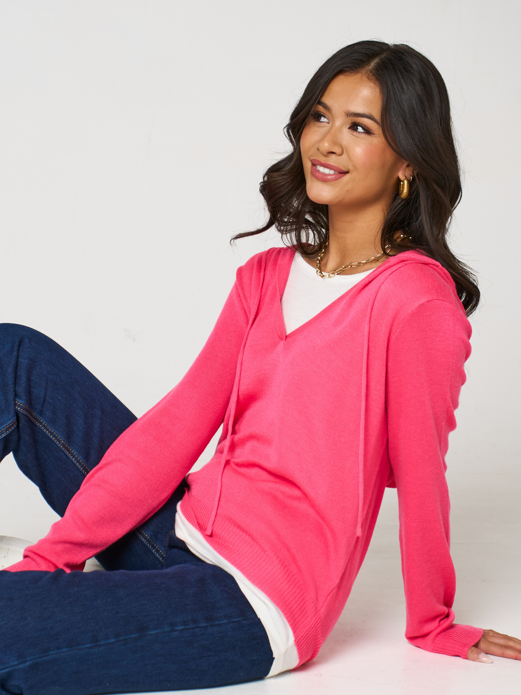 Kate & Pippa Juno Jumper In Pink-Nicola Ross