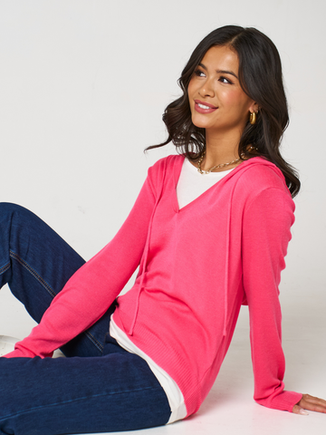 Kate & Pippa Juno Jumper In Pink-Nicola Ross