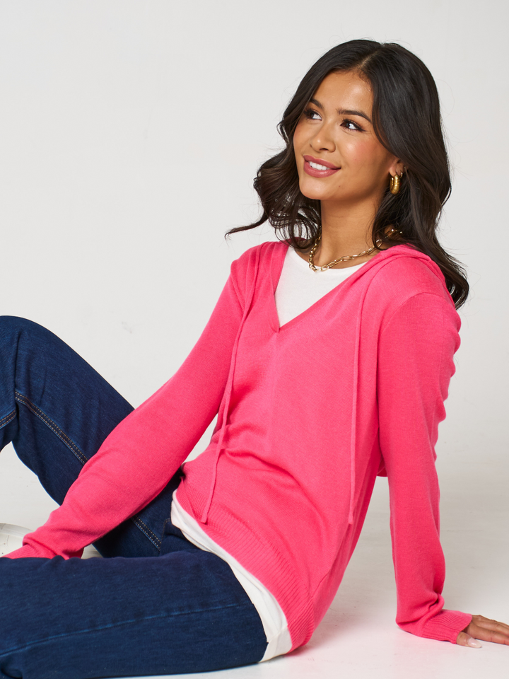 Kate & Pippa Juno Jumper In Pink-Nicola Ross