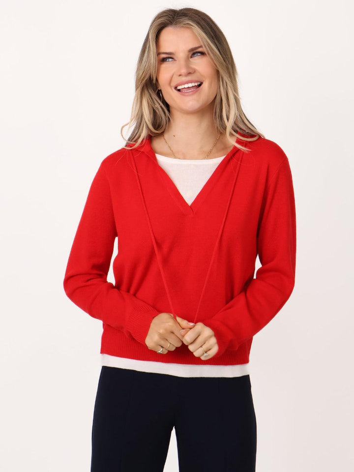 Kate & Pippa Juno Jumper In Red-Nicola Ross