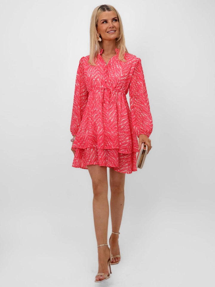 Kate & Pippa Latina Mini Dress In Pink-Nicola Ross