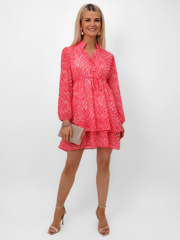 Kate & Pippa Latina Mini Dress In Pink-Nicola Ross