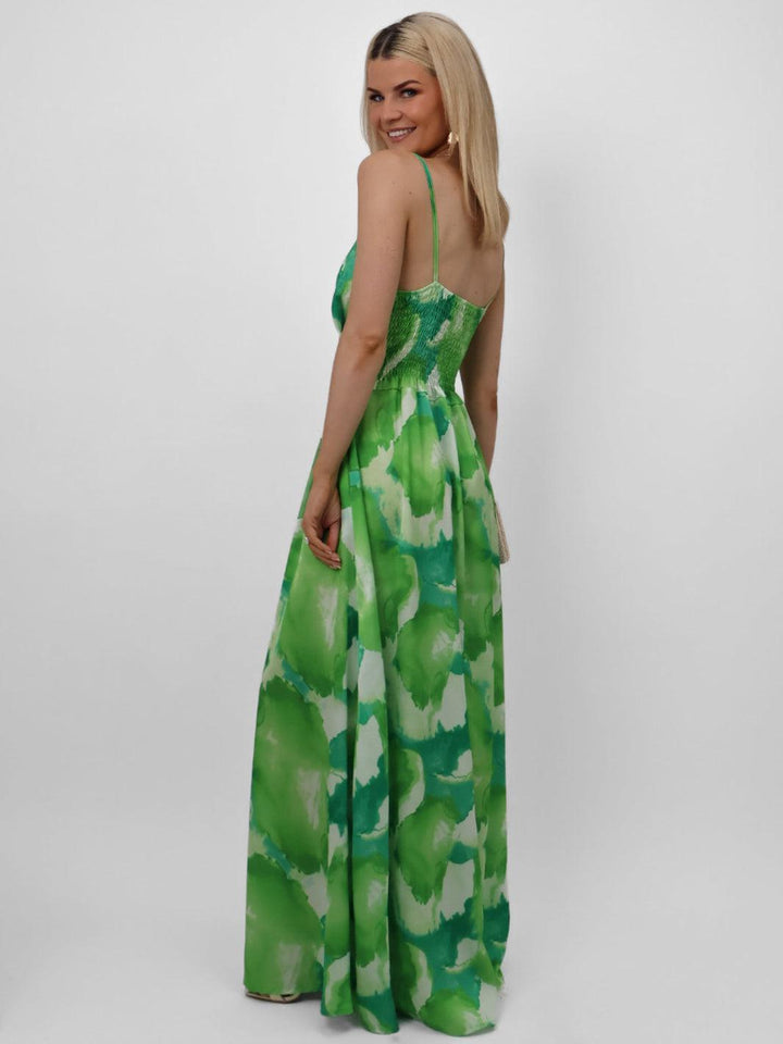 Kate & Pippa Lola Maxi Dress In Green-Nicola Ross