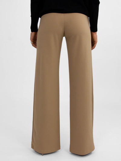 Kate & Pippa Lulu High Waist Trousers In Beige-Nicola Ross