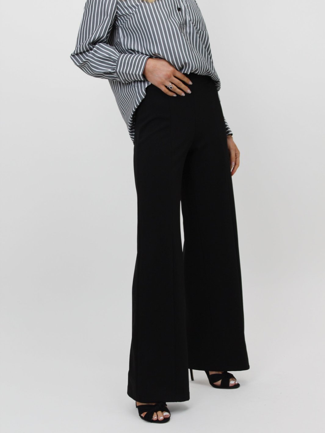 Kate & Pippa Lulu High Waist Trousers In Black-Nicola Ross