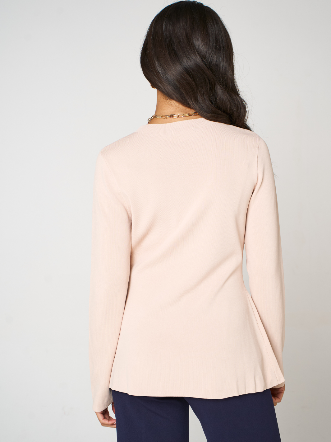 Kate & Pippa Margot Knit Top In Beige-Nicola Ross