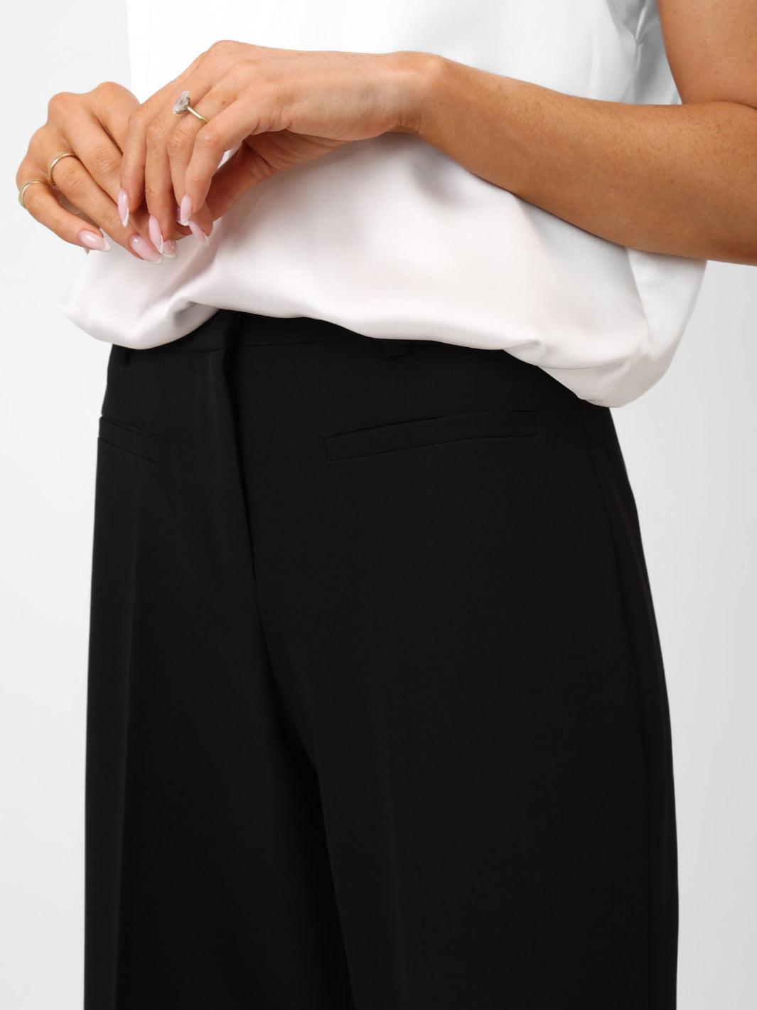 Kate & Pippa Napoli Trousers In Black-Nicola Ross