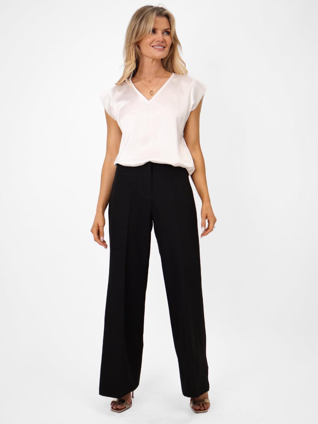 Kate & Pippa Napoli Trousers In Black-Nicola Ross