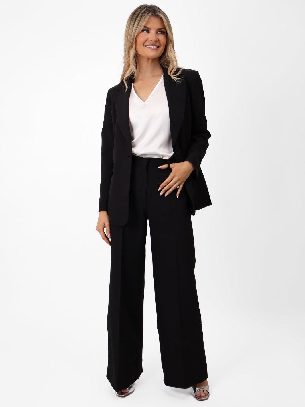 Kate & Pippa Napoli Trousers In Black-Nicola Ross