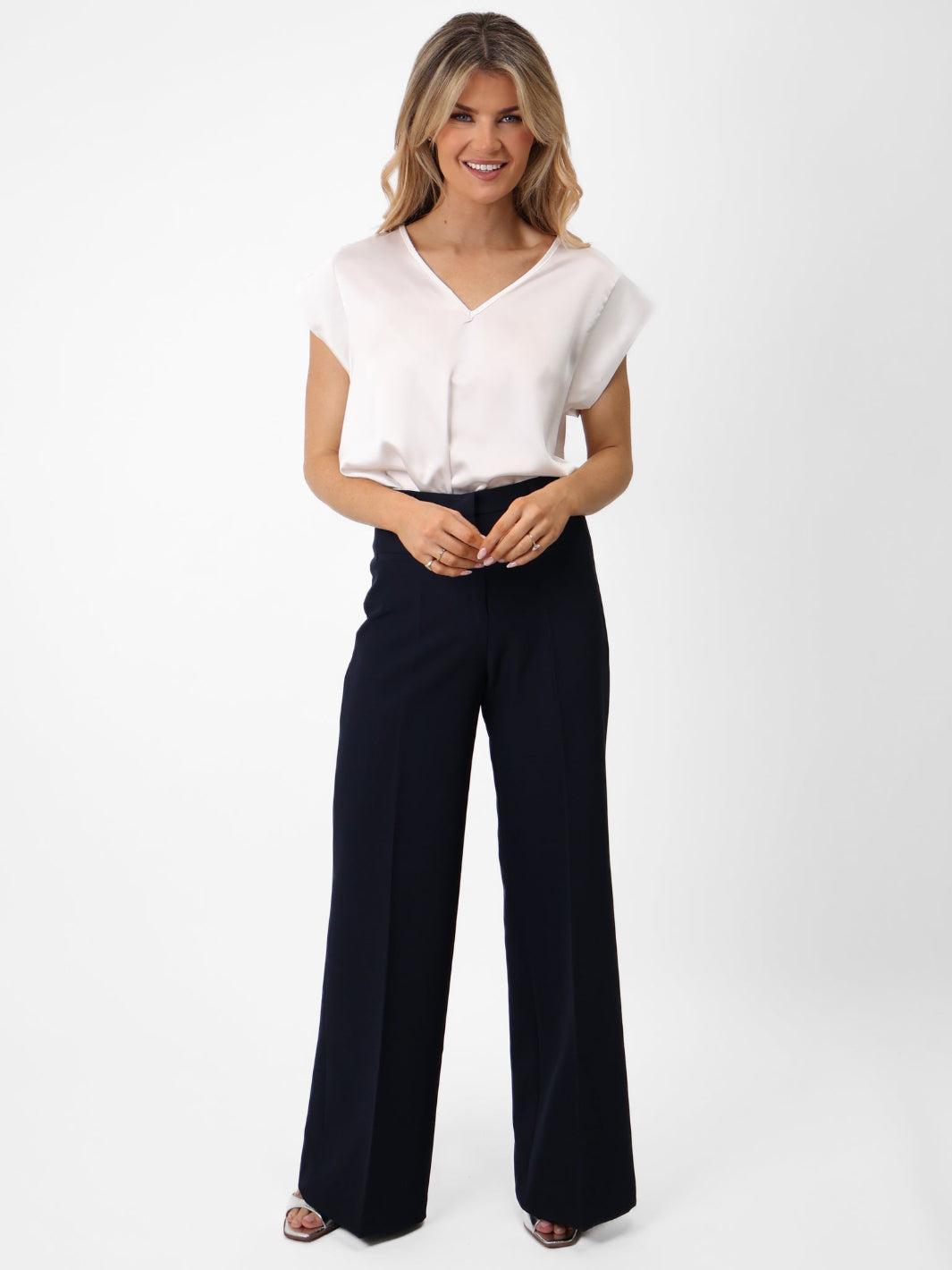 Kate & Pippa Napoli Trousers In Navy-Nicola Ross