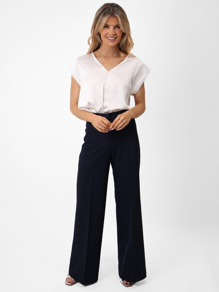 Kate & Pippa Napoli Trousers In Navy-Nicola Ross