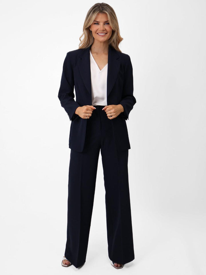 Kate & Pippa Napoli Trousers In Navy-Nicola Ross
