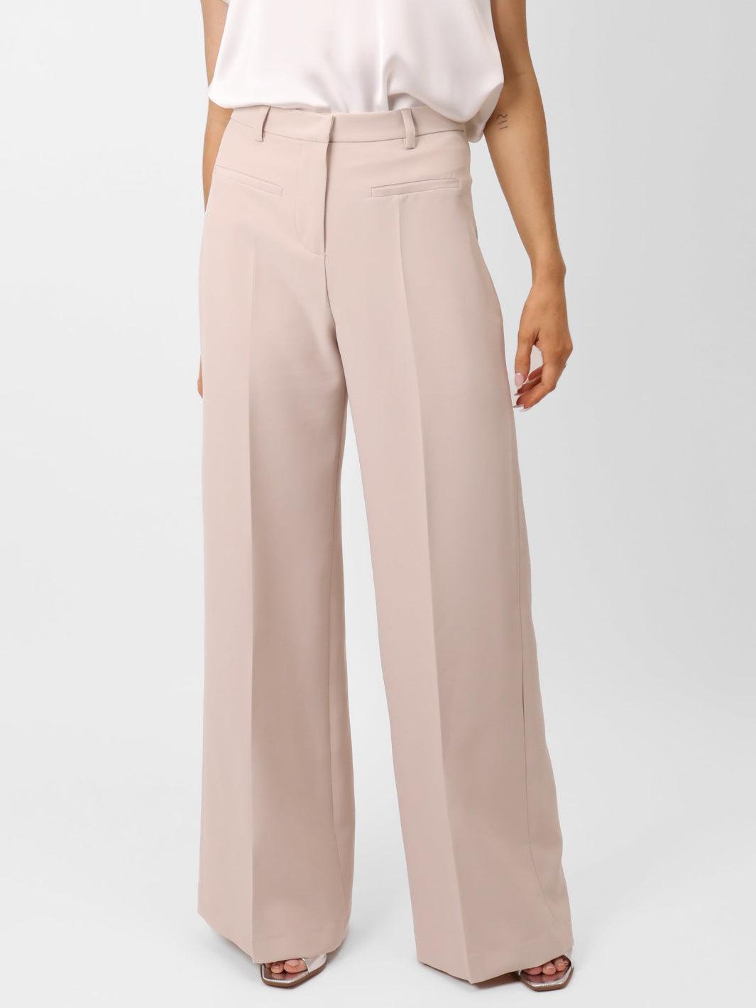 Kate & Pippa Napoli Trousers In Stone-Nicola Ross