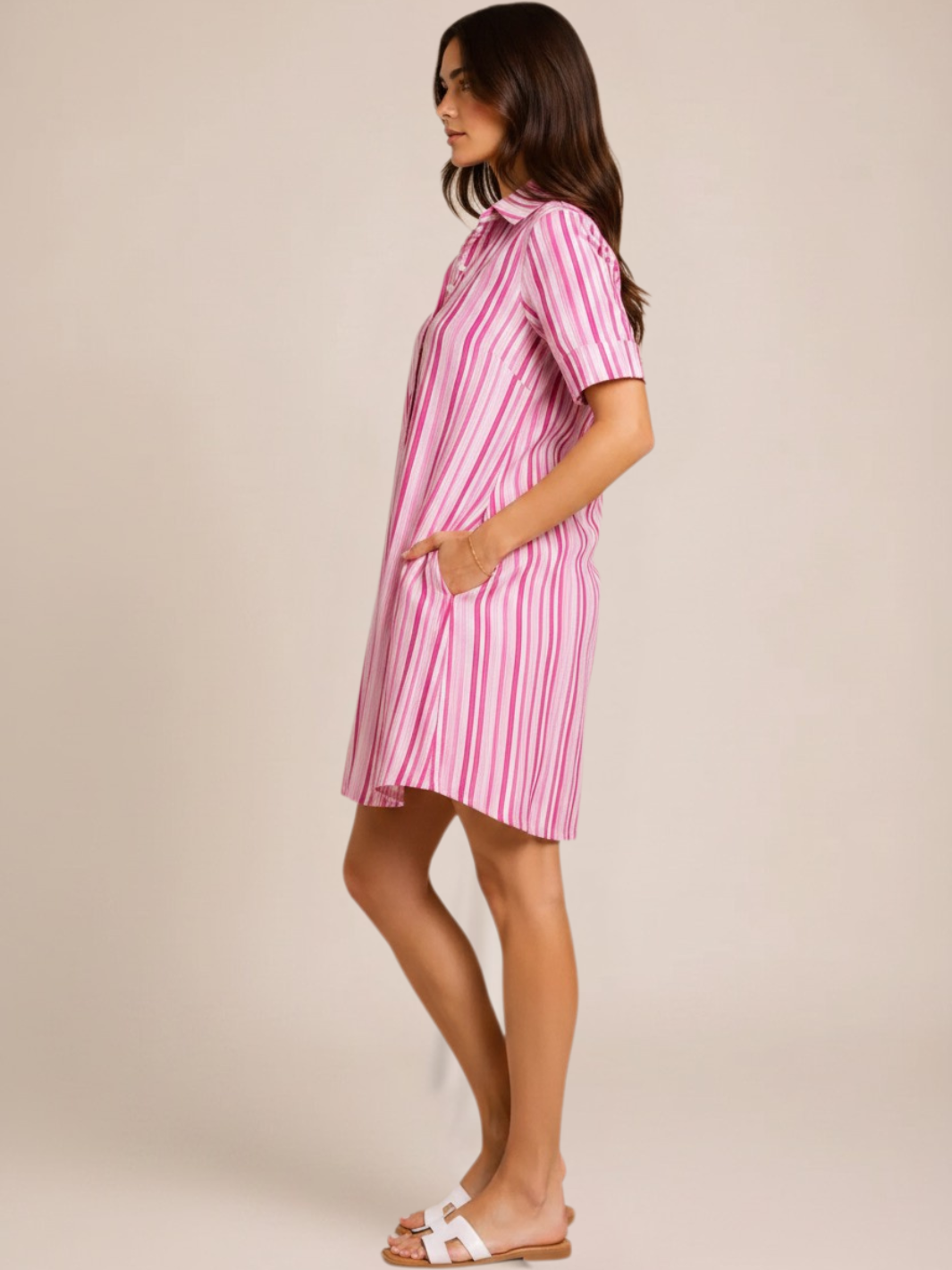 Kate & Pippa Nikki Mini Dress In Pink-Nicola Ross