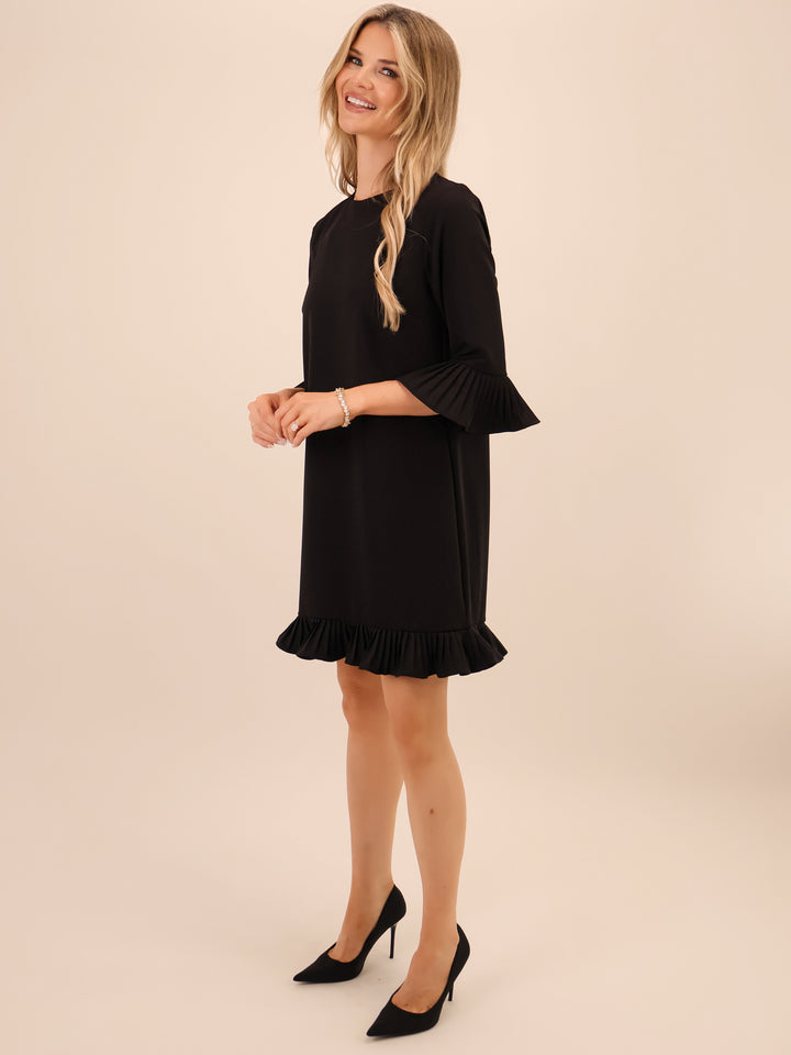 Kate & Pippa Olivia Mini Dress In Black-Nicola Ross