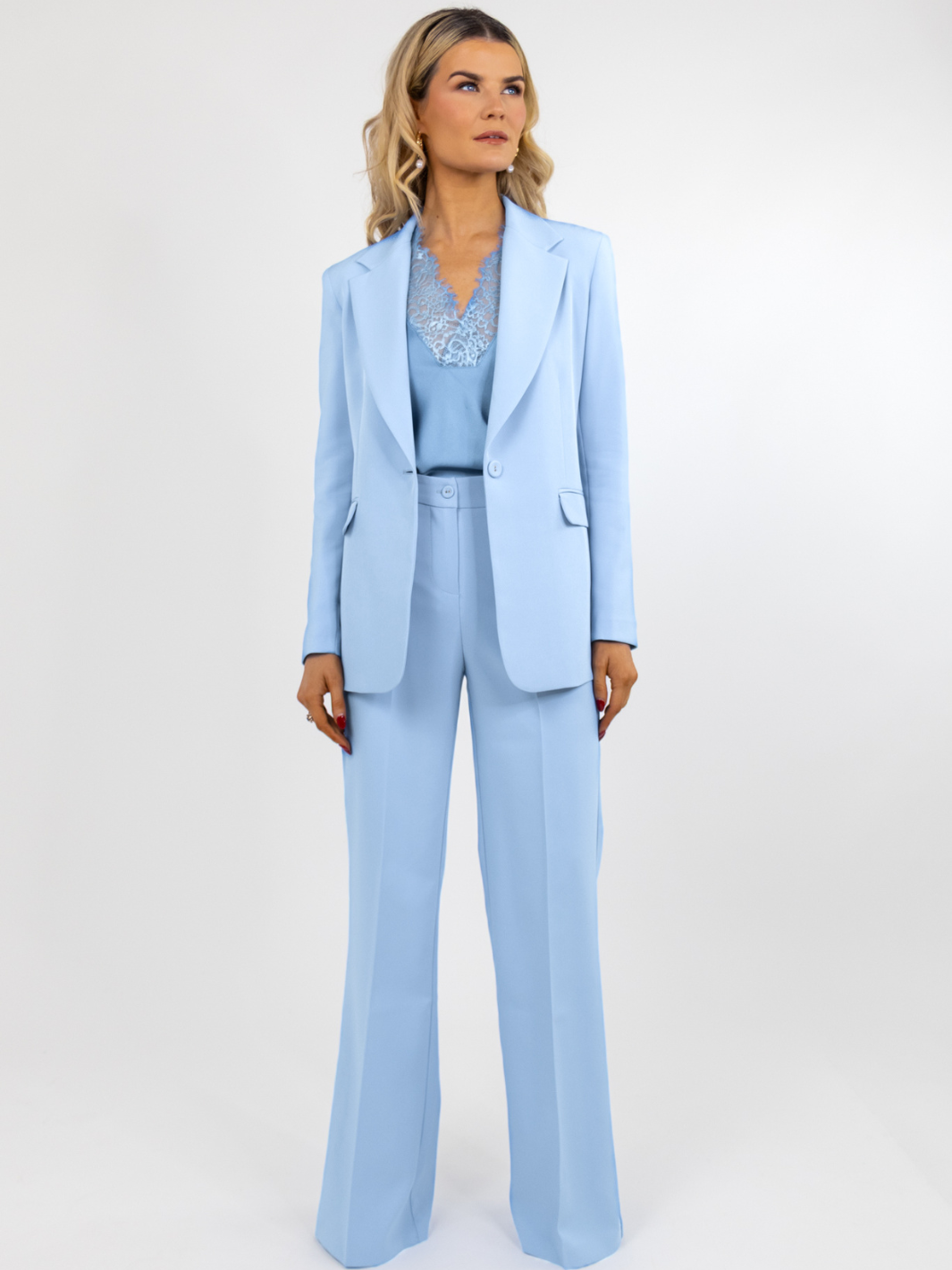 Kate & Pippa Palermo Trousers In Blue-Nicola Ross