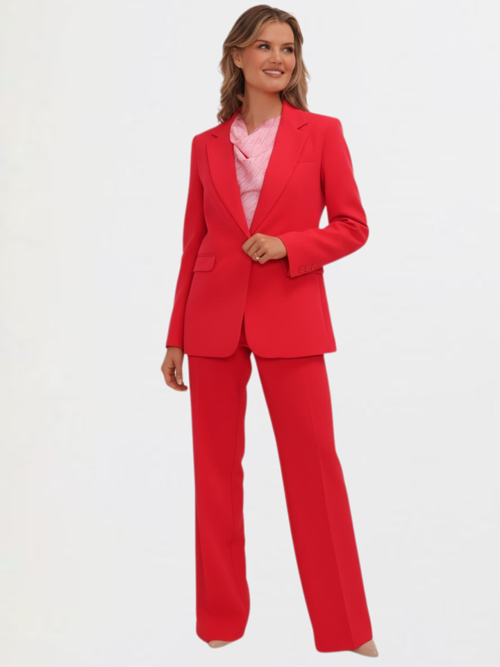 Kate & Pippa Palermo Trousers In Coral-Nicola Ross