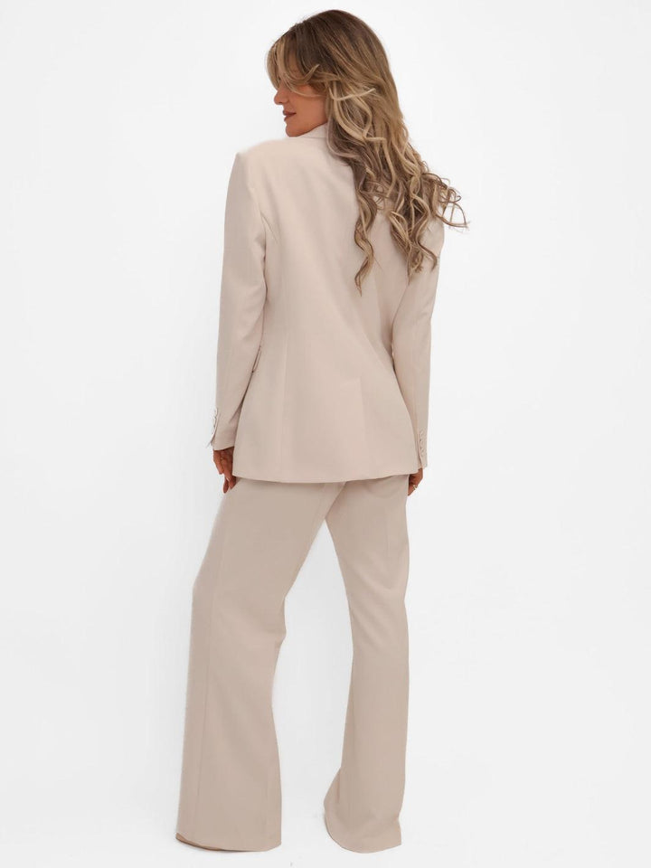 Kate & Pippa Palermo Trousers In Light Beige-Nicola Ross