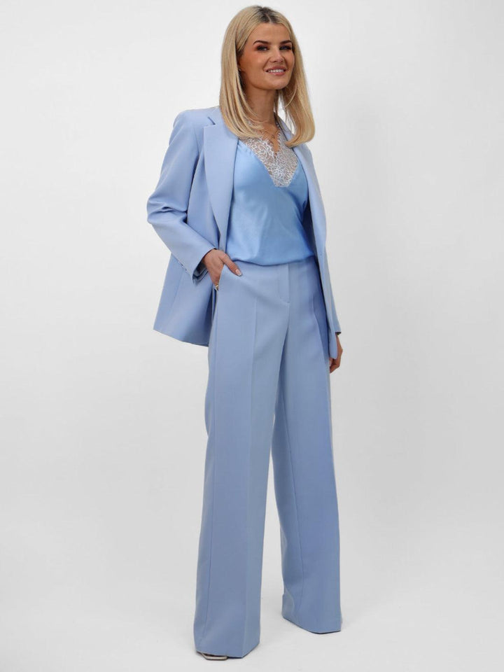 Kate & Pippa Palermo Trousers In Sky Blue-Nicola Ross