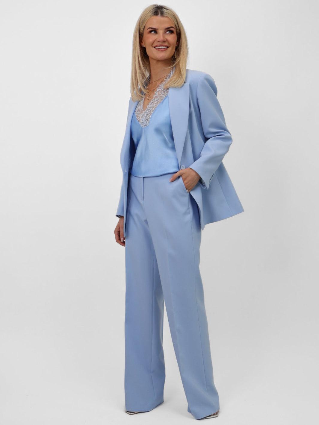 Kate & Pippa Palermo Trousers In Sky Blue-Nicola Ross