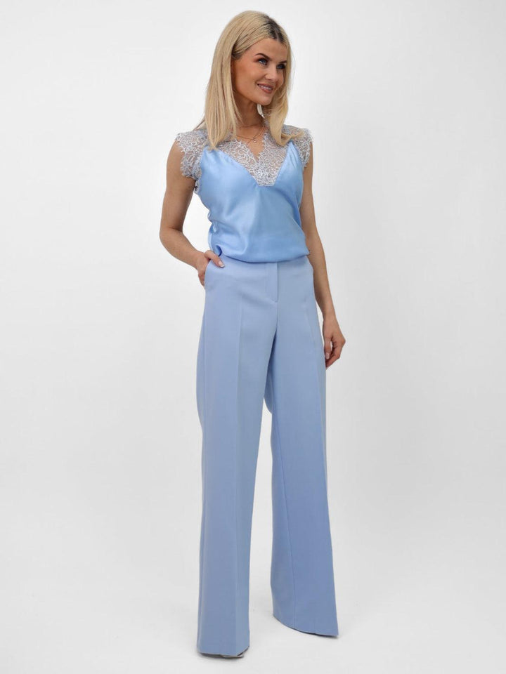 Kate & Pippa Palermo Trousers In Sky Blue-Nicola Ross