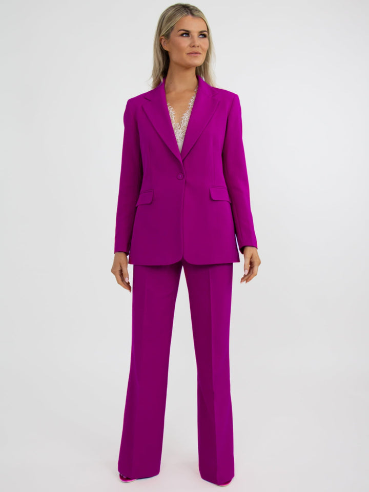 Kate & Pippa Palermo Trousers In Magenta-Nicola Ross