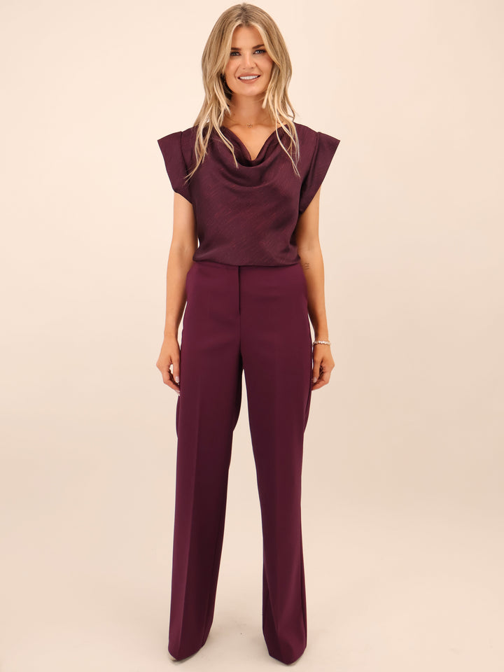 Kate & Pippa Palermo Trousers In Mulberry-Nicola Ross