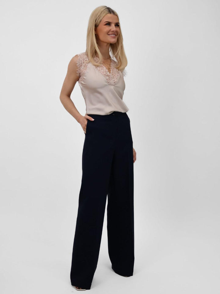 Kate & Pippa Palermo Trousers In Navy-Nicola Ross