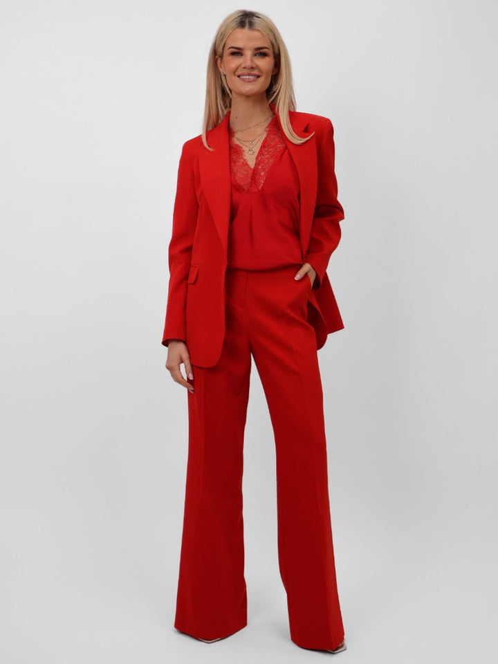 Kate & Pippa Palermo Trousers In Red-Nicola Ross