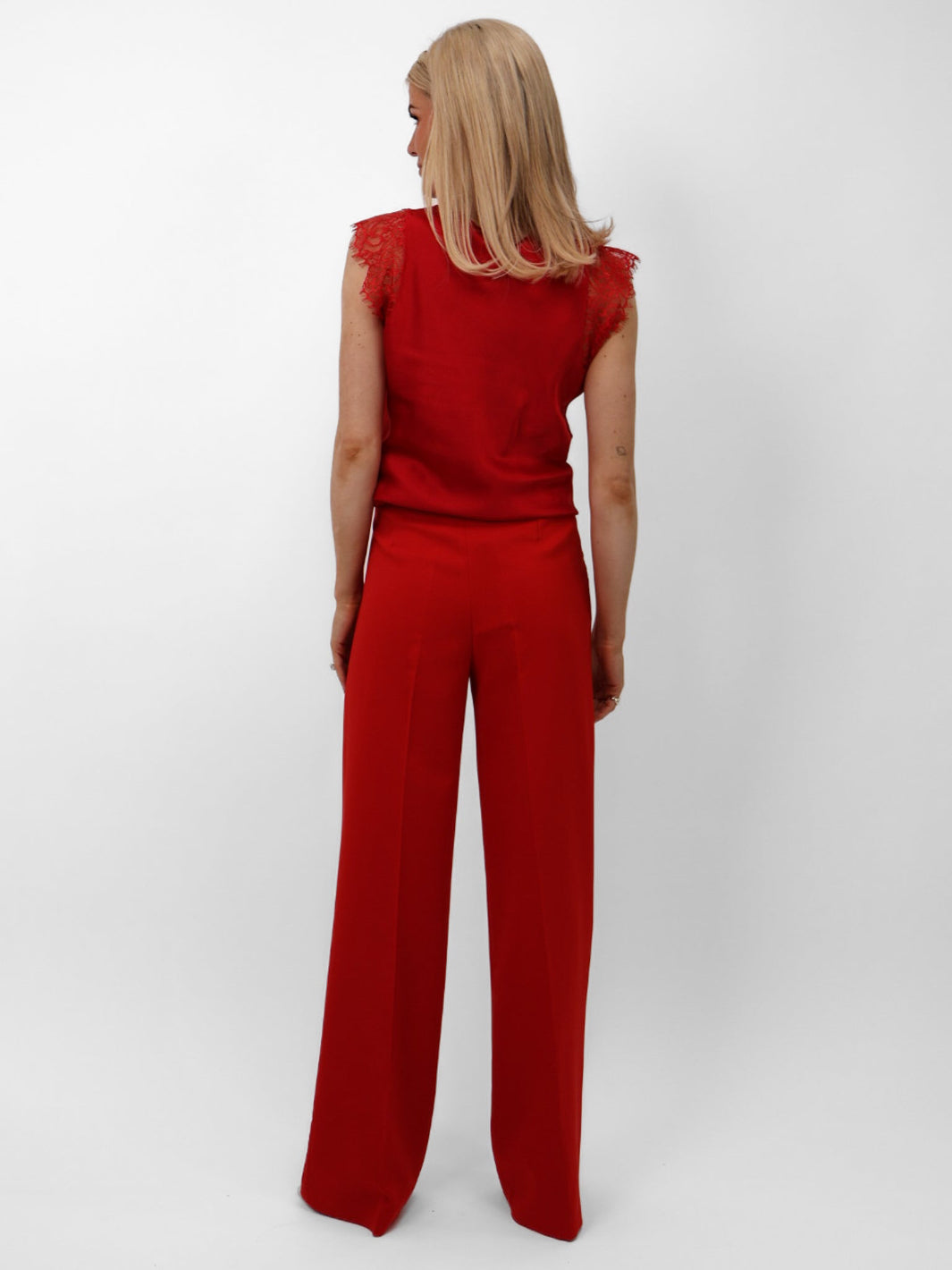 Kate & Pippa Palermo Trousers In Red-Nicola Ross