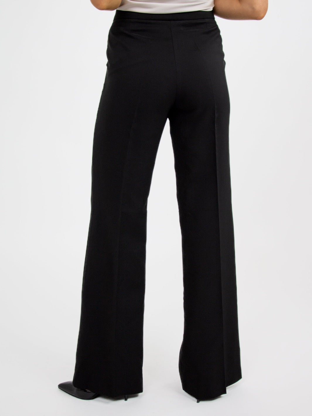 Kate & Pippa Palermo Wide Leg Trousers In Black-Nicola Ross
